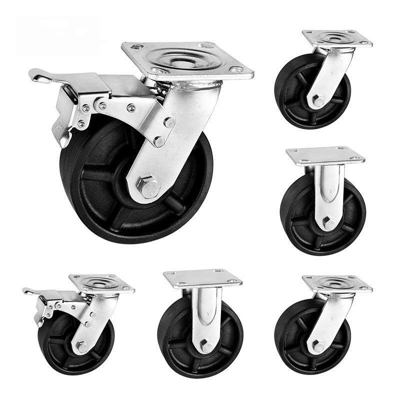 Heavy Duty korkean lämpötilan pyörät 220℃