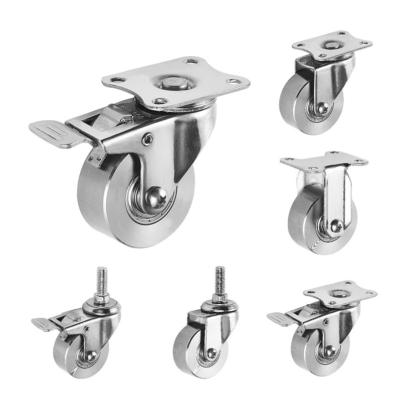 SUS304 Light Duty -pyörät kaikki SUS304